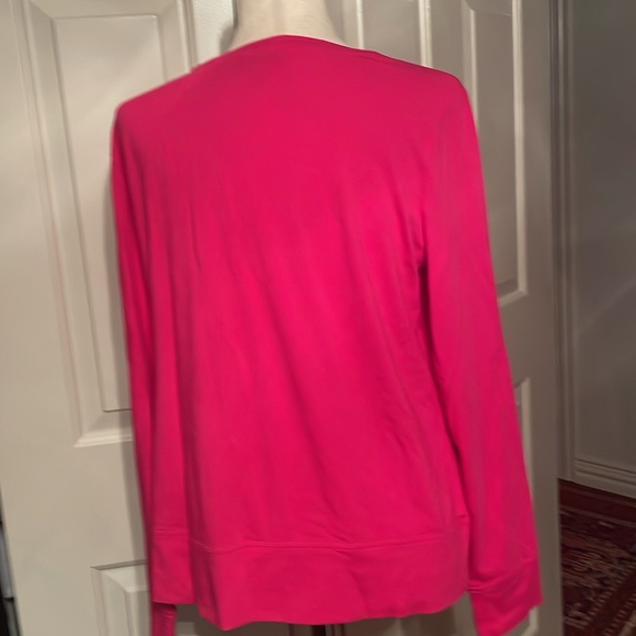 Anatomie long sleeve fuschia top - Picture 4 of 8